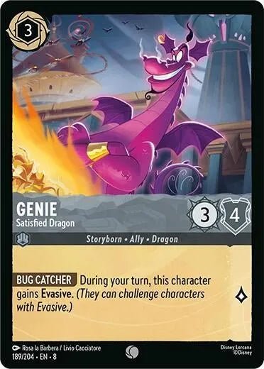 Genie - Satisfied Dragon (189/204) (Reign of Jafar) in Malta | LAB7