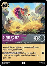 Giant Cobra - Ghostly Serpent (57/204) (Archazia's Island) in Malta | LAB7