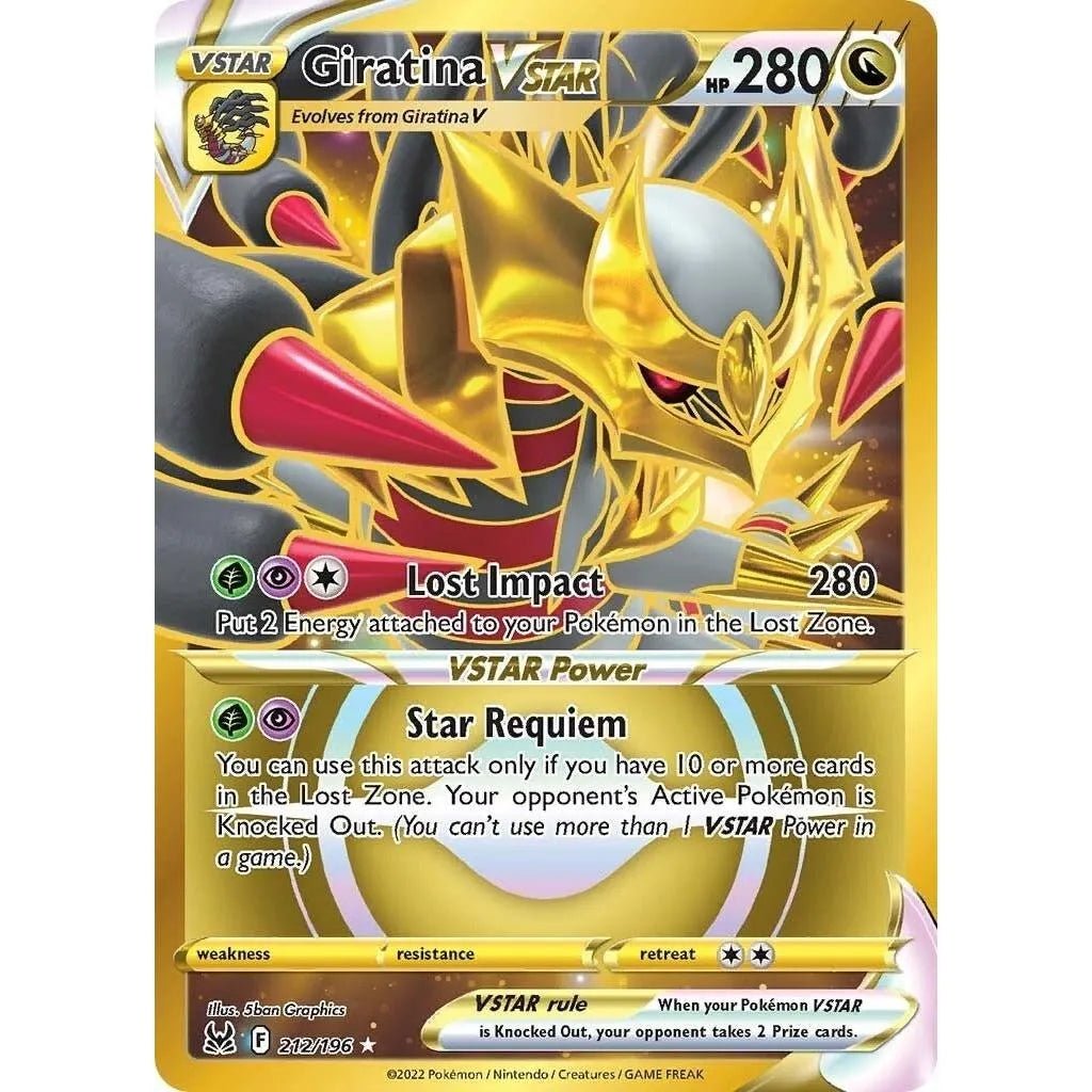 Giratina VSTAR (212) (Secret) (212/196) (SWSH11: Lost Origin) in Malta | LAB7