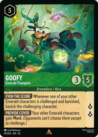 Goofy - Emerald Champion (91/204) (Whispers in the Well) in Malta | LAB7