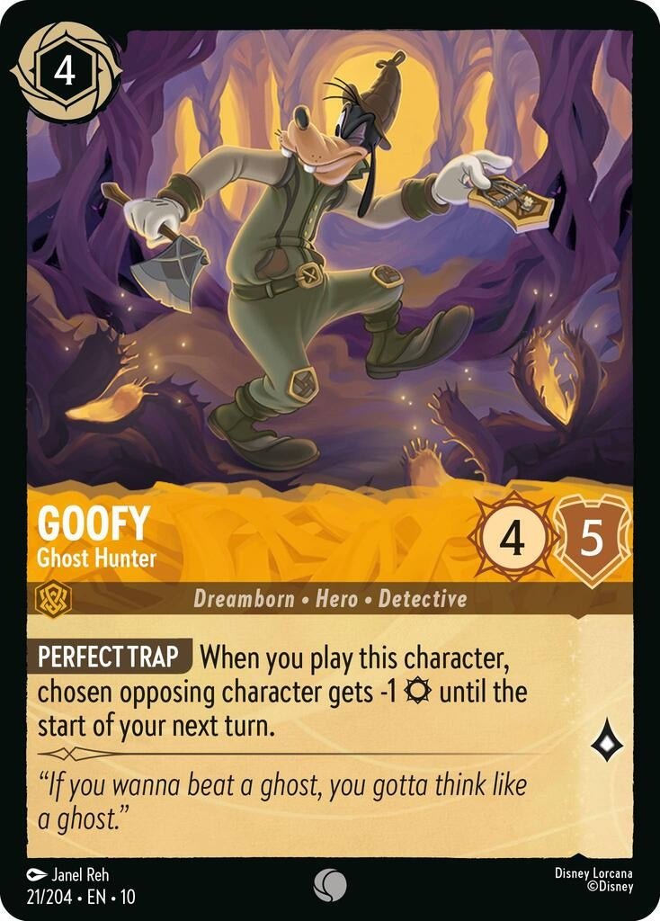 Ravensburger Goofy - Ghost Hunter (21/204) (Whispers in the Well) by LAB7 Malta, Europe