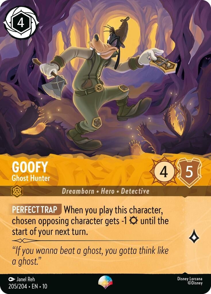 Ravensburger Goofy - Ghost Hunter (Epic) (205/204) (Whispers in the Well) by LAB7 Malta, Europe