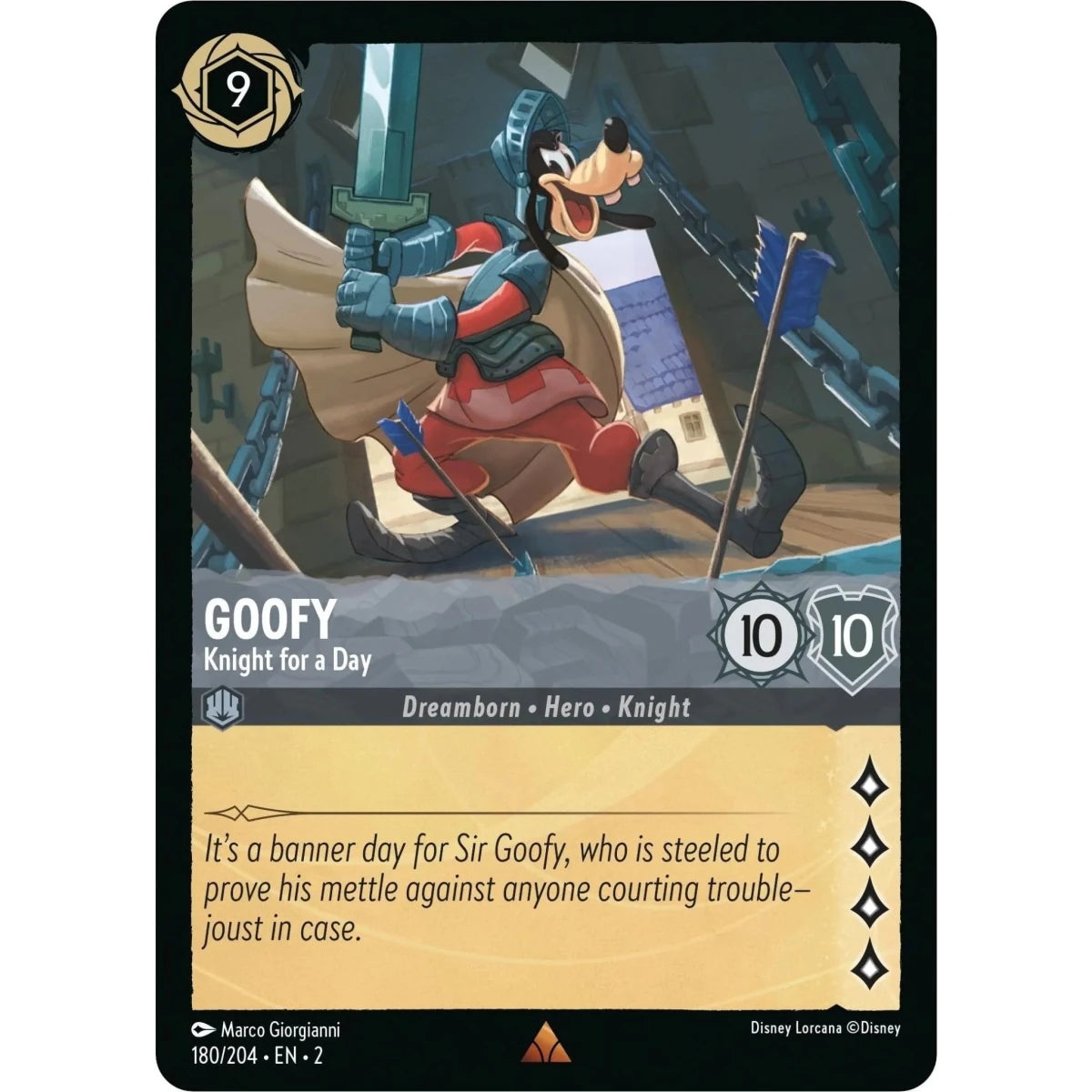 Goofy - Knight for a Day (180/204) (Rise of the Floodborn) in Malta | LAB7