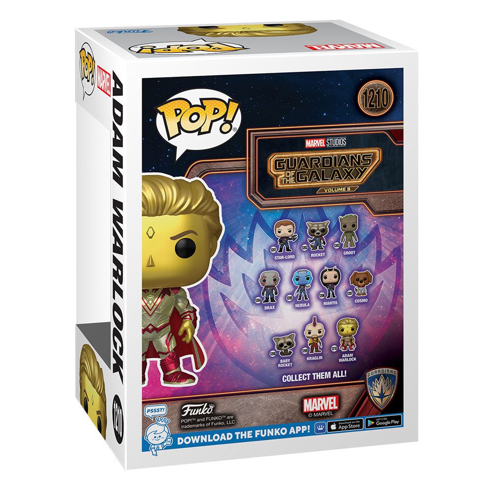 Funko Guardians of the Galaxy Vol. 3 POP! Vinyl Figure Adam Warlock 1210 by LAB7 Malta, Europe