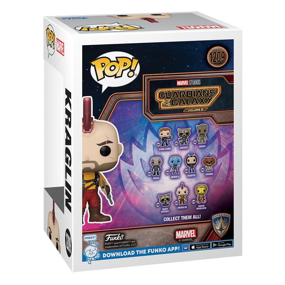 Funko Guardians of the Galaxy Vol. 3 POP! Vinyl Figure Kraglin 1209 by LAB7 Malta, Europe