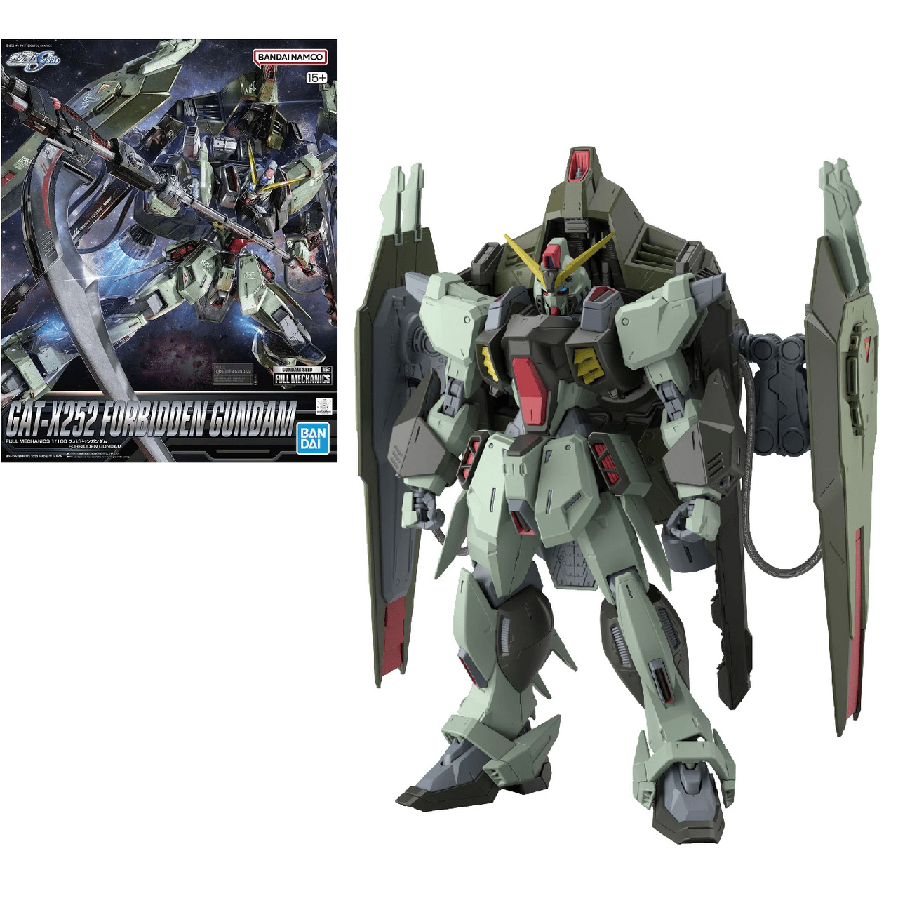 Bandai GUNDAM - FULL MECHANICS 1/100 Forbidden Gundam - Model Kit by LAB7 Malta, Europe