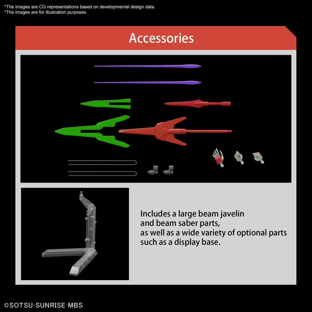 Bandai GUNDAM - HG 1/144 Darilbalde - Model Kit by LAB7 Malta, Europe