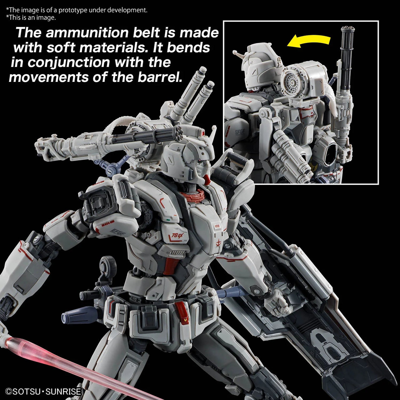 Bandai GUNDAM - HG 1/144 Gundam EX (RFV) - Model Kit by LAB7 Malta, Europe