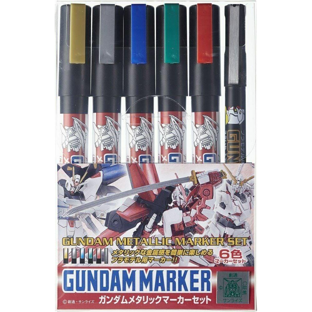 LAB7 Gundam Marker GMS - 121 Metallic Set – Model Kit Paint Pens by LAB7 Malta, Europe