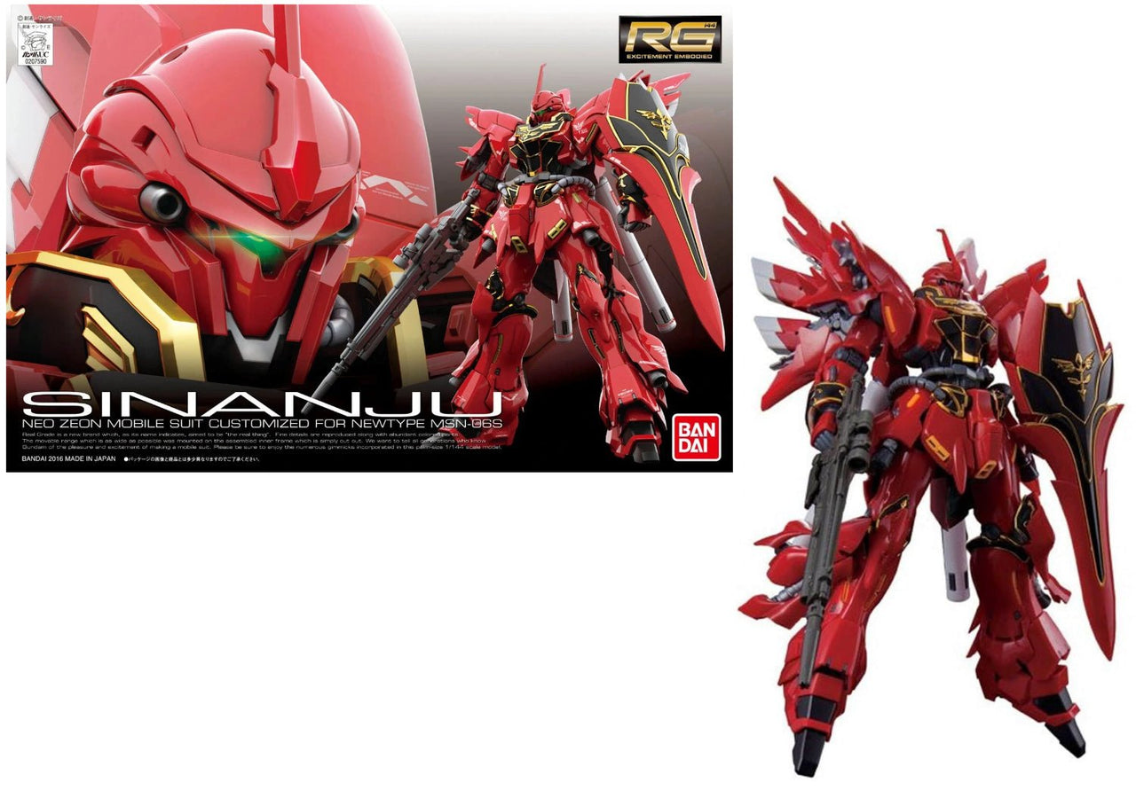 Bandai GUNDAM - Model Kit - Real Grade - MSN - 06S Sinanju by LAB7 Malta, Europe