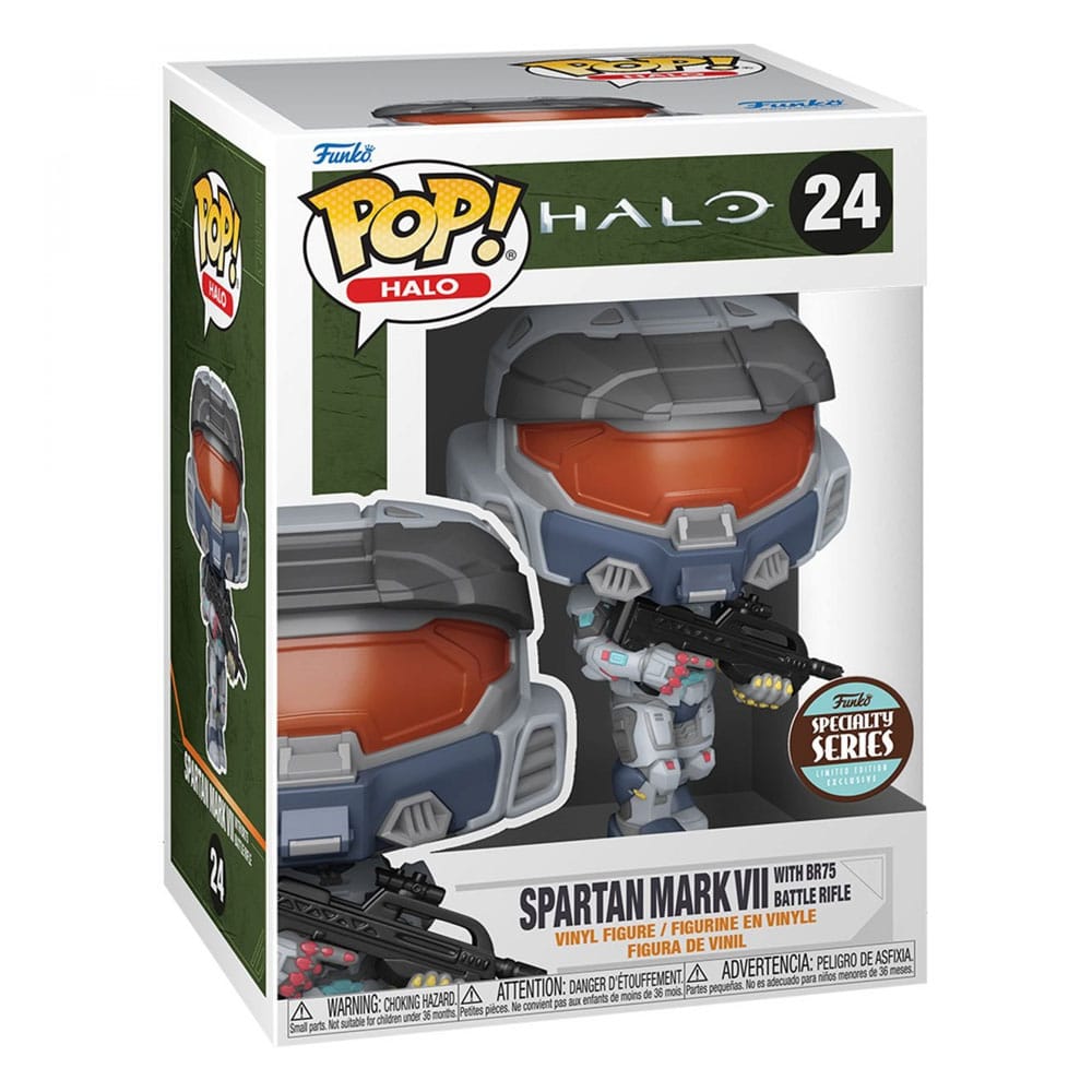 Funko Halo Infinite POP! Games Mark VII w/Weapon Specialty Series 24 by LAB7 Malta, Europe