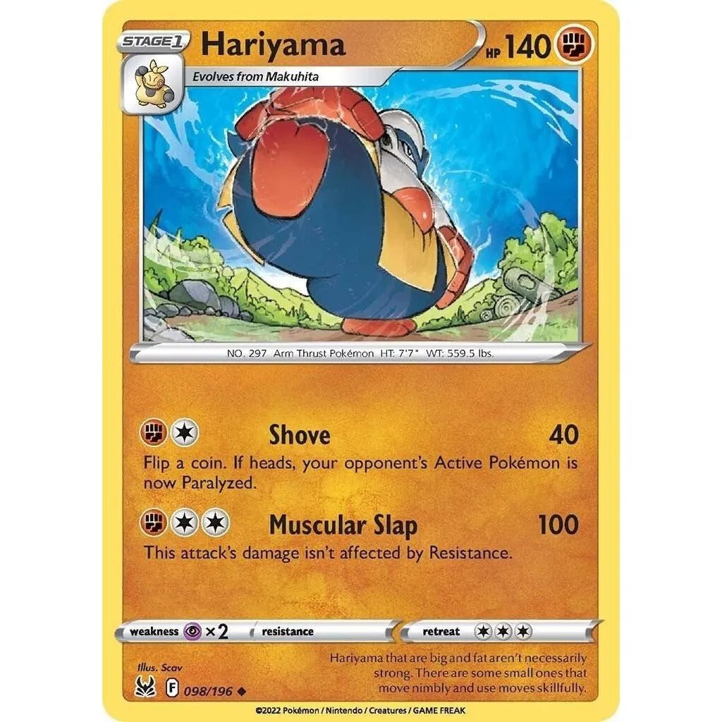 Hariyama (098/196) (SWSH11: Lost Origin) in Malta | LAB7