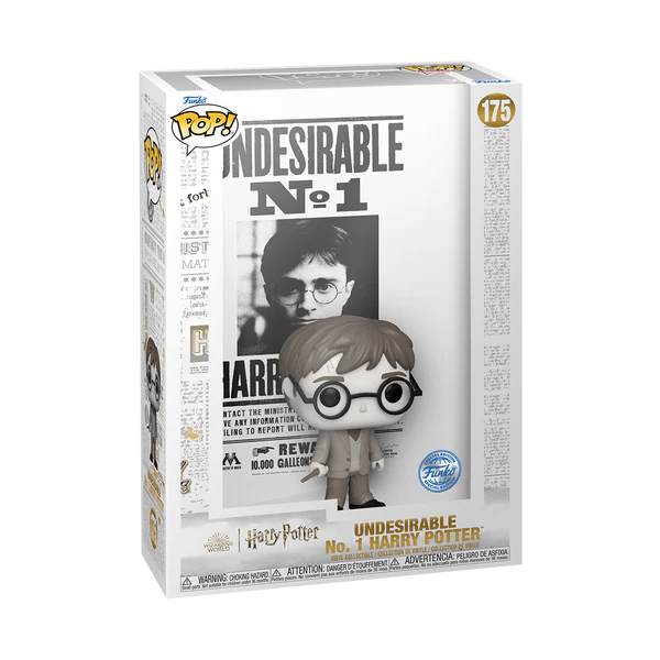 Funko Harry Potter POP Display Case 175 - Harry "Wanted Poster" Undesirable No. 1 by LAB7 Malta, Europe