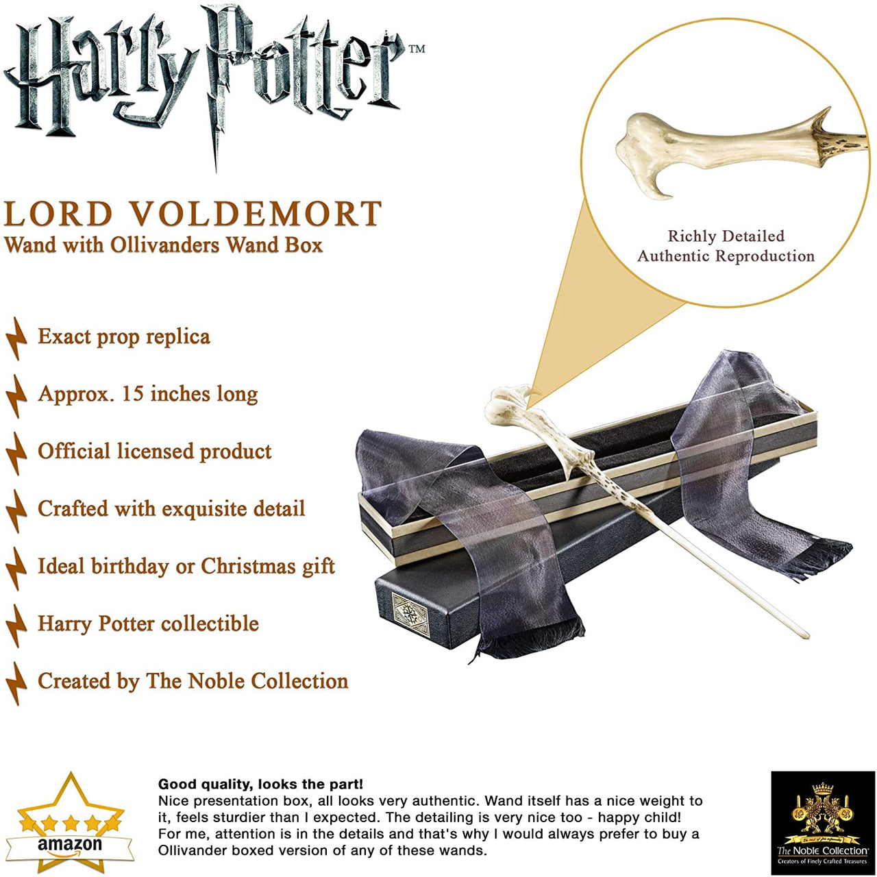 Noble Collection Harry Potter - Voldemort´s Wand by LAB7 Malta, Europe