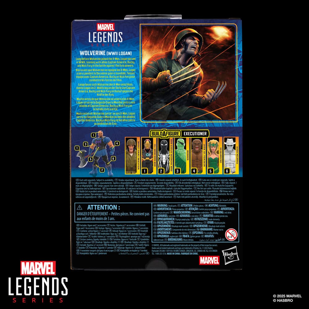 Hasbro Marvel Legends – Wolverine (WWII Logan) Action Figure 15 cm by LAB7 Malta, Europe