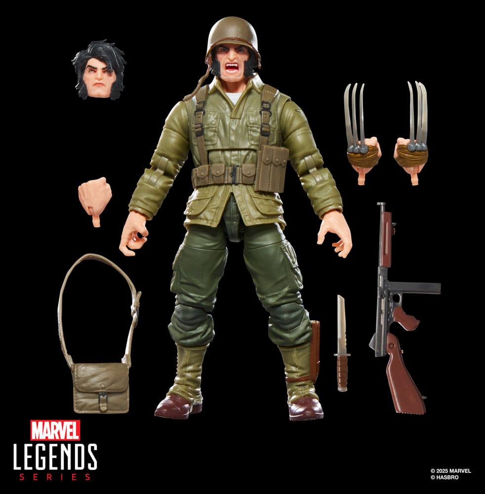 Hasbro Marvel Legends – Wolverine (WWII Logan) Action Figure 15 cm by LAB7 Malta, Europe