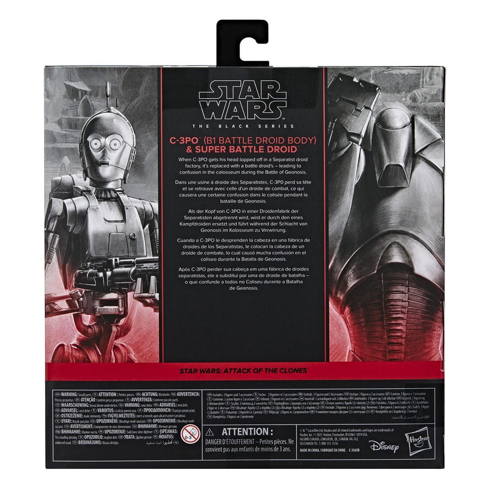Hasbro Star Wars Black Series C - 3PO & Battle Droid 2 - Pack by LAB7 Malta, Europe