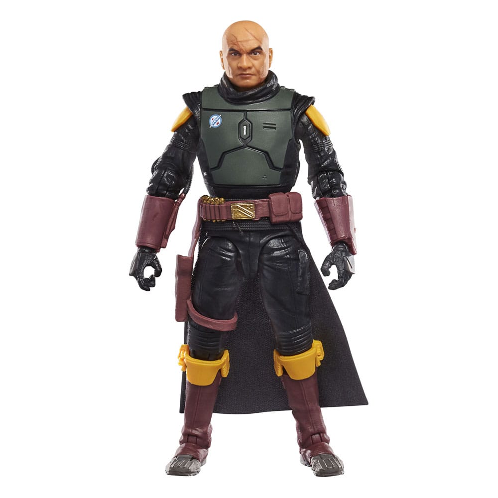 Hasbro Star Wars Black Series Boba Fett action figure in 15cm scale, featuring a detailed unmasked head and armor.