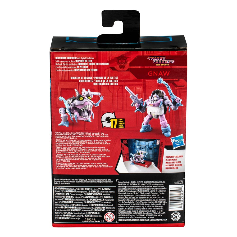 Hasbro Hasbro Studio Series Transformers: The Movie Deluxe Class Action Figure – Gnaw (11 cm) by LAB7 Malta, Europe