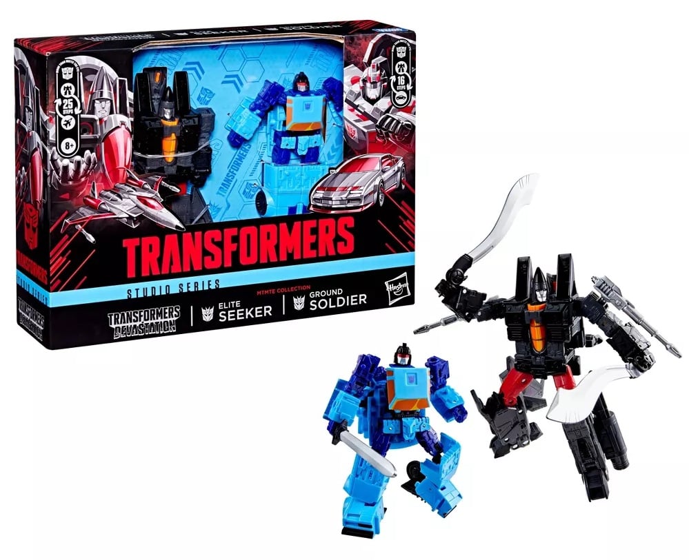 Hasbro Transformers Studio Series Gamer Edition Elite Seeker & Ground Soldier 2-Pack – 18cm in Malta | LAB7