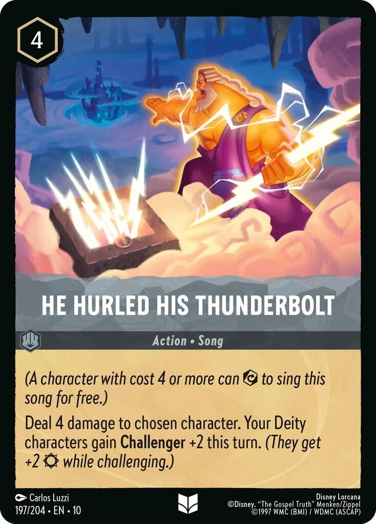 Ravensburger He Hurled His Thunderbolt (197/204) (Whispers in the Well) by LAB7 Malta, Europe