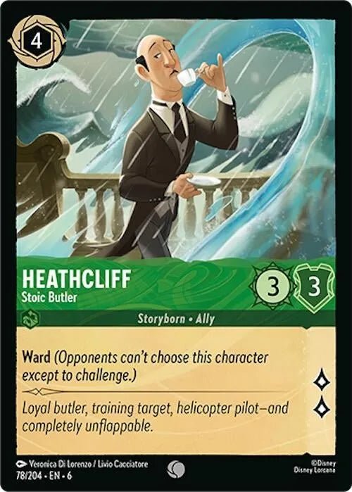 Heathcliff - Stoic Butler (78/204) (Azurite Sea) in Malta | LAB7