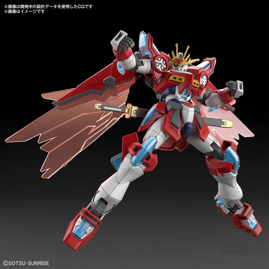 Bandai HG 1/144 Shin Burning Gundam – Gundam Build Metaverse Model Kit by LAB7 Malta, Europe