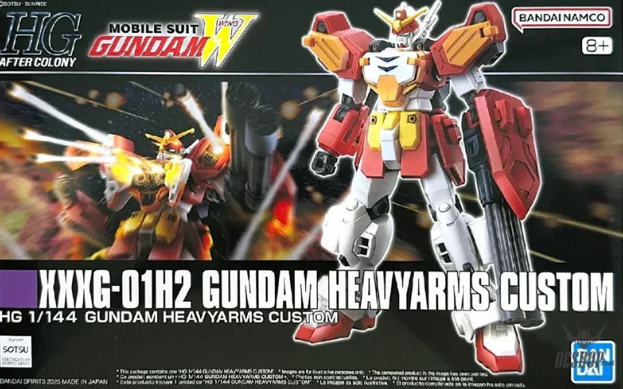 Bandai HGAC 1/144 Gundam Heavyarms Custom – Gundam Wing High Grade Model Kit by LAB7 Malta, Europe