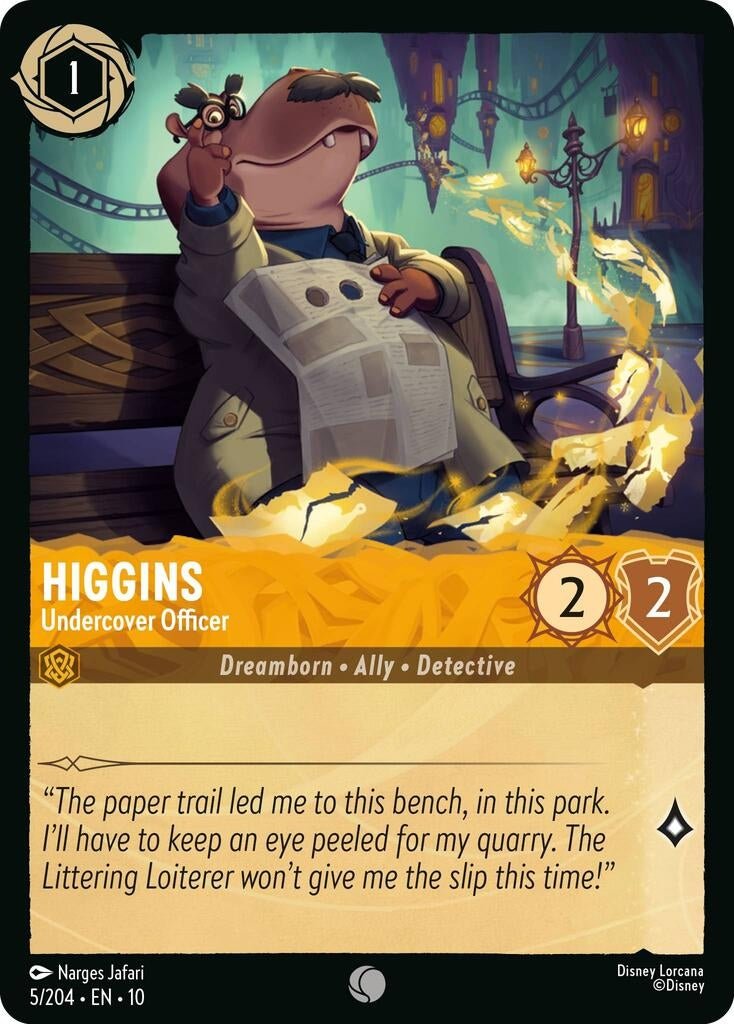 Ravensburger Higgins - Undercover Officer (5/204) (Whispers in the Well) by LAB7 Malta, Europe