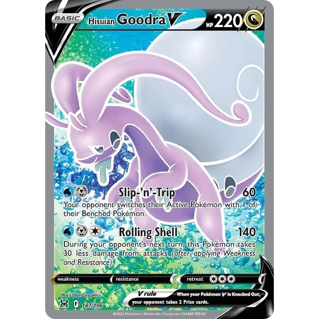 Hisuian Goodra V (Full Art) (187/196) (SWSH11: Lost Origin) in Malta | LAB7