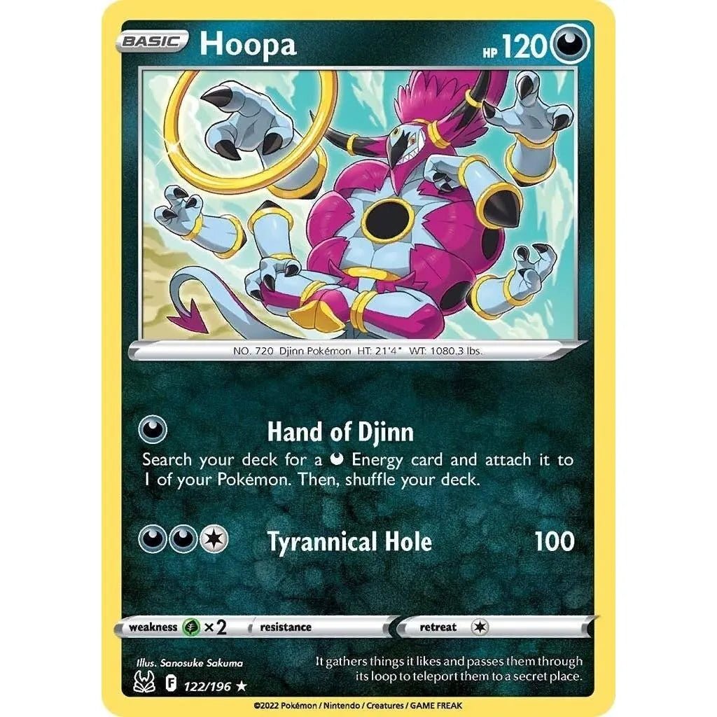 Hoopa (122/196) (SWSH11: Lost Origin) in Malta | LAB7