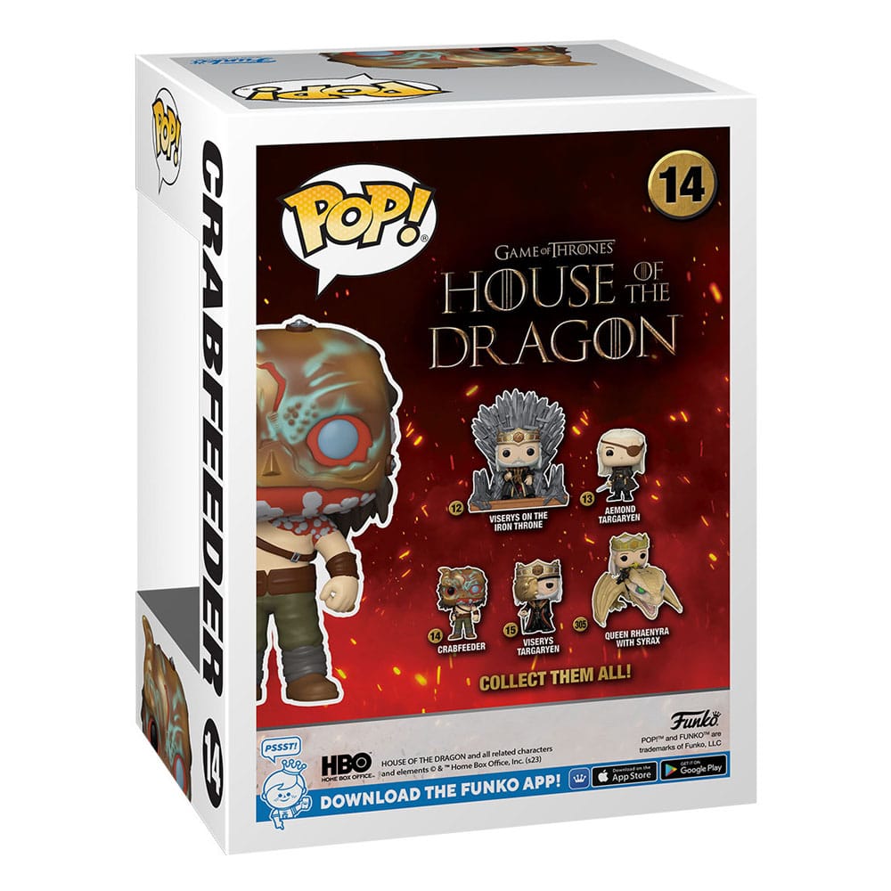 Funko House of the Dragon POP! TV Vinyl Figure Crabfeeder 9 cm by LAB7 Malta, Europe