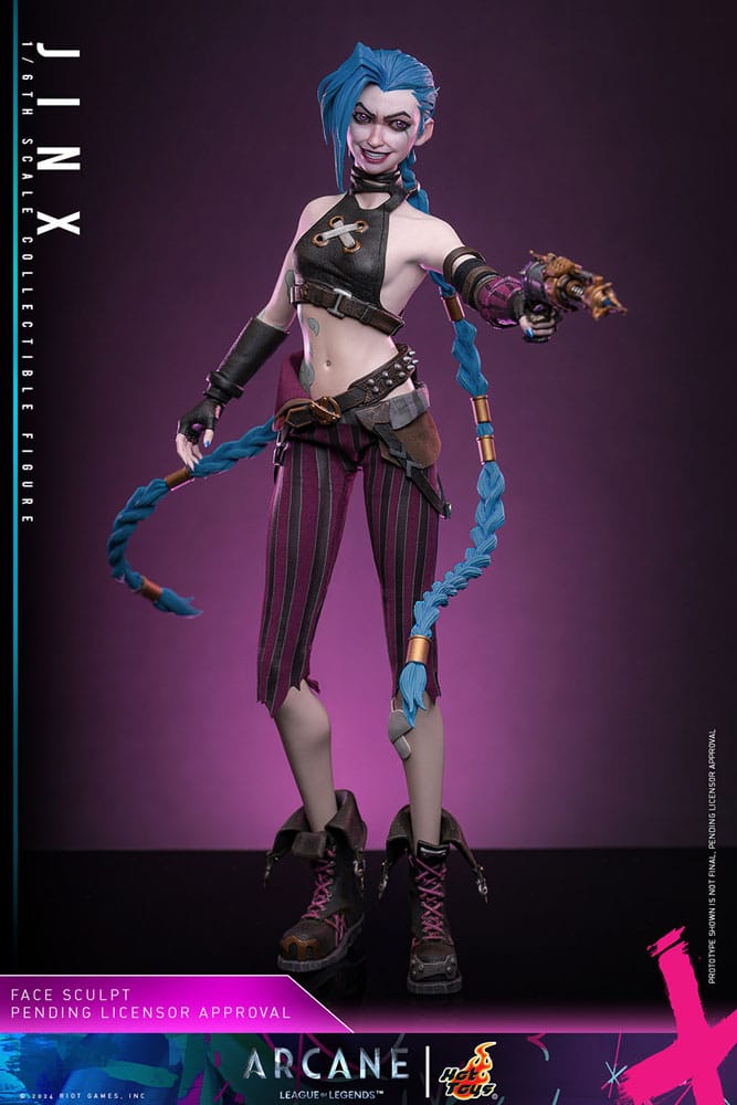 Hot Toys Hot Toys 1/6 Scale Jinx Figure – Arcane Season 2 Collectible by LAB7 Malta, Europe