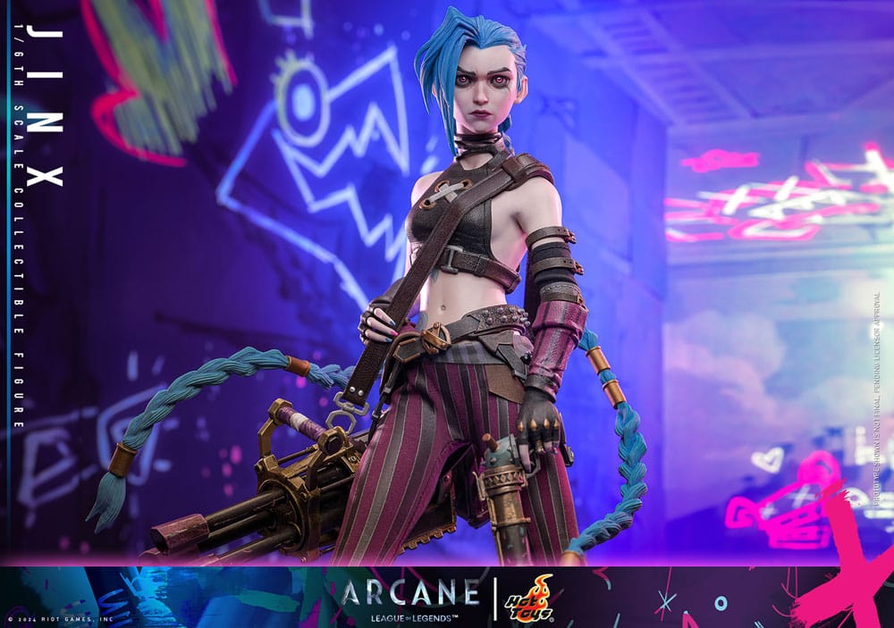 Hot Toys Hot Toys 1/6 Scale Jinx Figure – Arcane Season 2 Collectible by LAB7 Malta, Europe