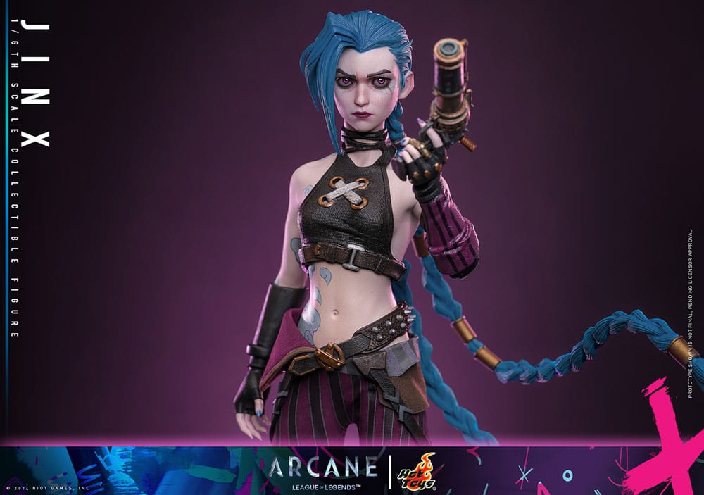 Hot Toys Hot Toys 1/6 Scale Jinx Figure – Arcane Season 2 Collectible by LAB7 Malta, Europe
