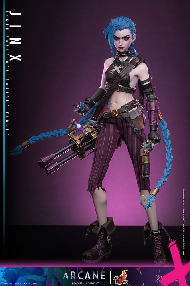 Hot Toys Hot Toys 1/6 Scale Jinx Figure – Arcane Season 2 Collectible by LAB7 Malta, Europe