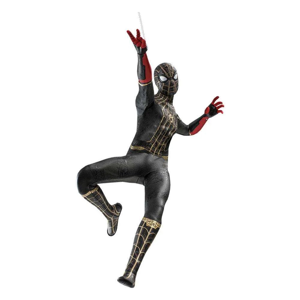Hot Toys Spider-Man: No Way Home Movie Masterpiece Action Figure 1/6 Spider-Man (Black & Gold Suit) 30 cm in Malta | LAB7