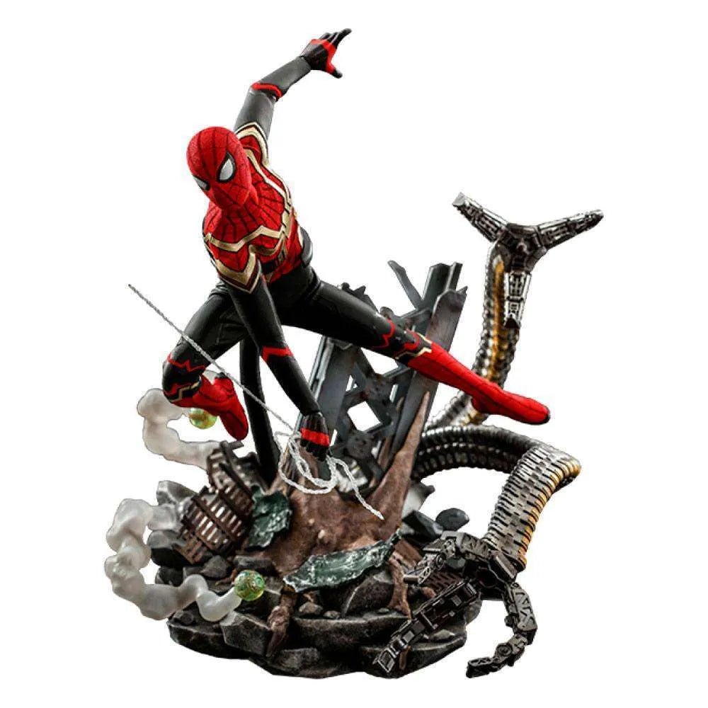 Hot Toys Spider - Man: No Way Home Movie Masterpiece Action Figure 1/6 Spider - Man (Integrated Suit) Deluxe Ver. 29 cm by LAB7 Malta, Europe