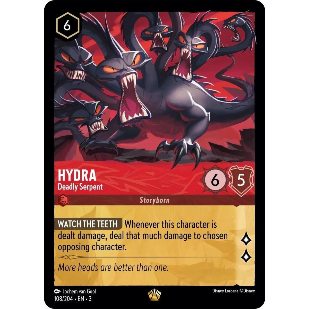 Hydra - Deadly Serpent (108/204) (Into the Inklands) in Malta | LAB7