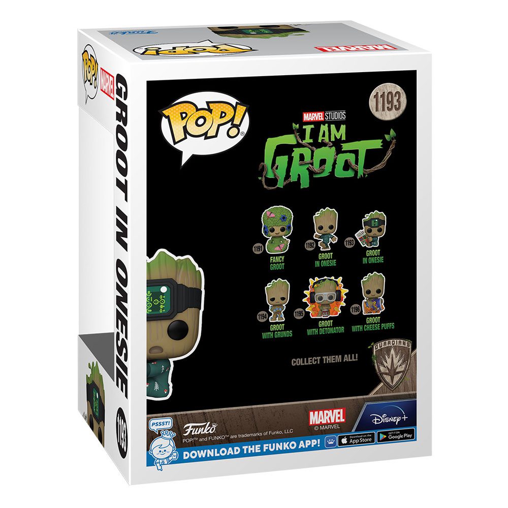 Funko I Am Groot POP! Vinyl Figure Groot PJs w/book 1193 by LAB7 Malta, Europe