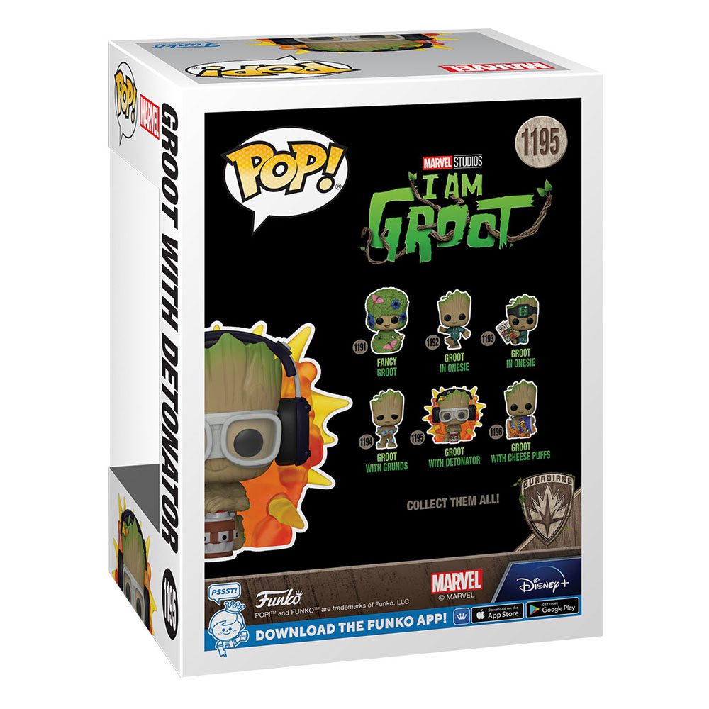 Funko I Am Groot POP! Vinyl Figure Groot w/ detonator 1195 by LAB7 Malta, Europe