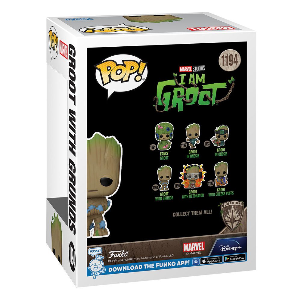 Funko I Am Groot POP! Vinyl Figure Groot w/ Grunds 1194 by LAB7 Malta, Europe
