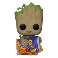 Funko I Am Groot POP! Vinyl Figure Groot w/Cheese Puffs 1196 by LAB7 Malta, Europe