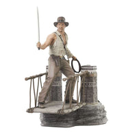 Diamond Select Indiana Jones and the Temple of Doom Deluxe Gallery PVC Statue Rope Bridge 28 cm by LAB7 Malta, Europe