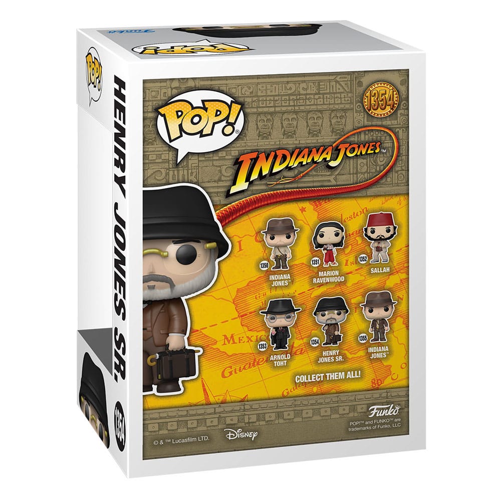 Funko Indiana Jones POP! Movies Vinyl Figure Henry Jones Sr 9 cm by LAB7 Malta, Europe
