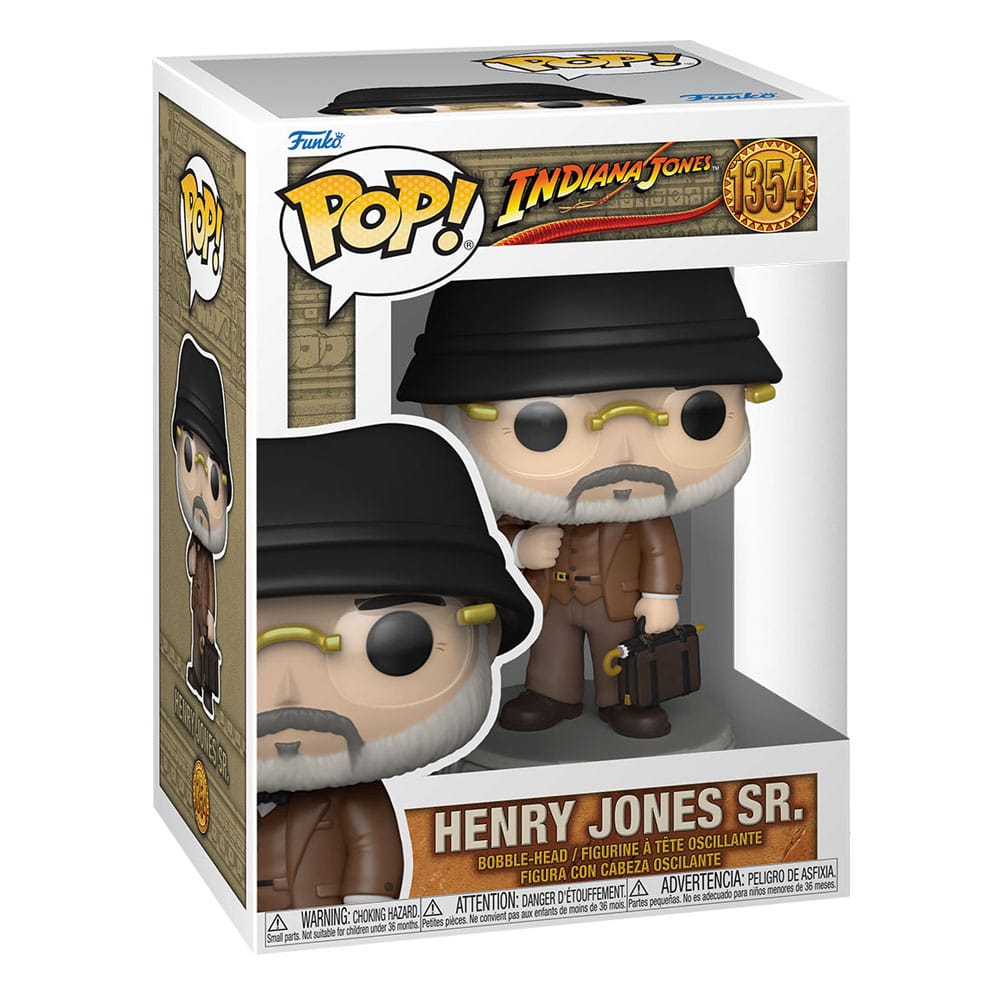 Funko Indiana Jones POP! Movies Vinyl Figure Henry Jones Sr 9 cm by LAB7 Malta, Europe