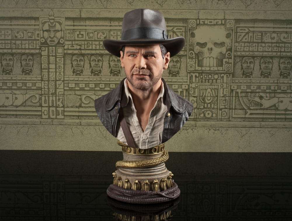 Diamond Select Indiana Jones: Raiders of the Lost Ark Legends in 3D Bust 1/2 Indiana Jones 25 cm by LAB7 Malta, Europe
