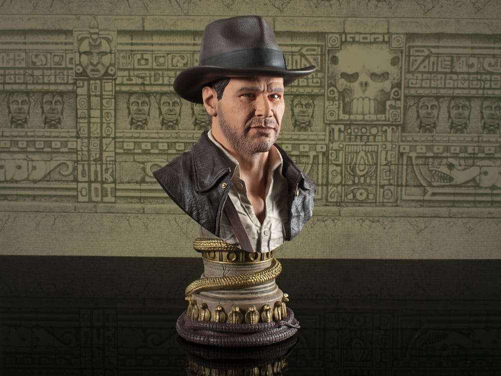 Diamond Select Indiana Jones: Raiders of the Lost Ark Legends in 3D Bust 1/2 Indiana Jones 25 cm by LAB7 Malta, Europe