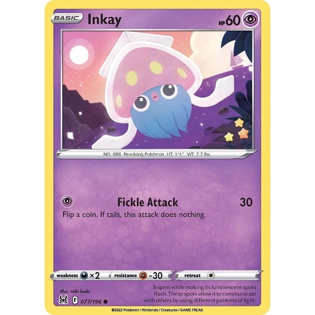 Inkay (077) (077/196) (SWSH11: Lost Origin) in Malta | LAB7