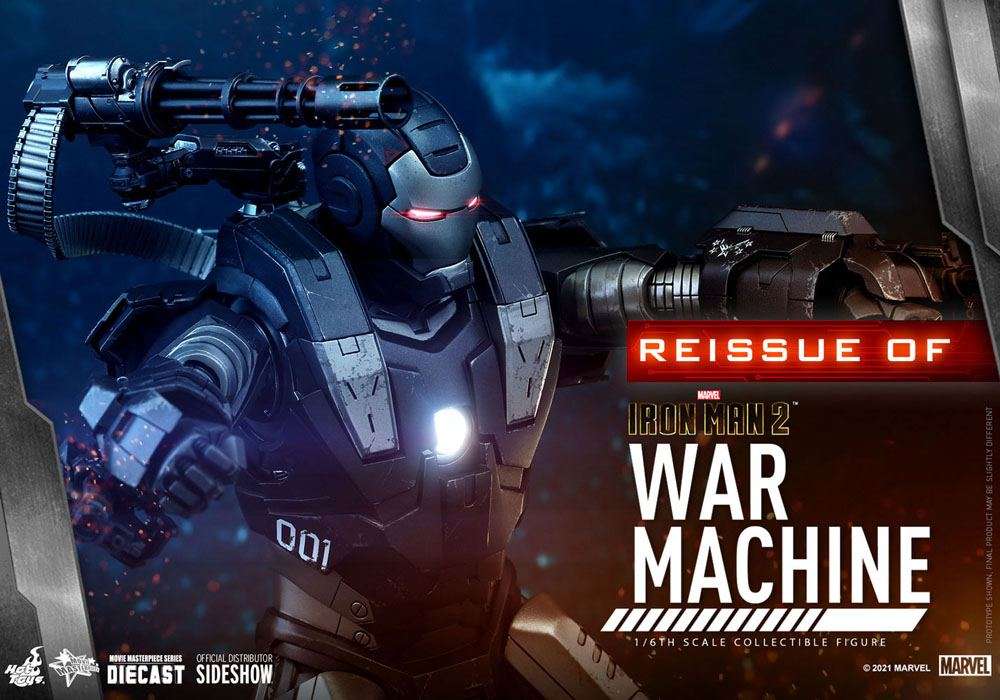 Hot Toys Iron Man 2 Movie Masterpiece Action Figure 1/6 War Machine 32 cm by LAB7 Malta, Europe